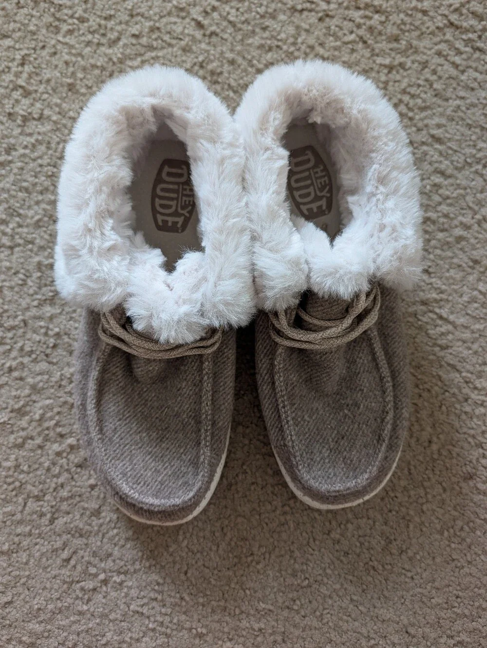 Cozy Faux-Fur Lined Hey Dudes